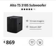 Colunas graves ts318 Alto