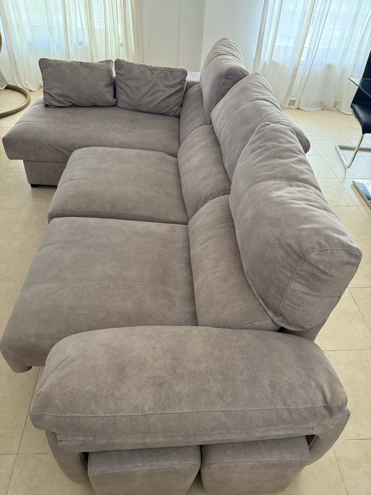 Sofá 3 lugares com chaise longue, 3metros