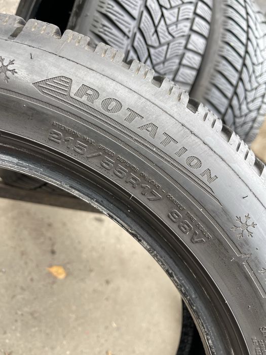 Шини 215/55/17 Dunlop WinterSport 5 зима 4шт 7мм