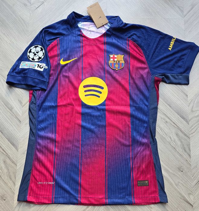 koszulka FC BARCELONA domowa 2025/2026 GAVI 6! meczówka S slim! LM!
