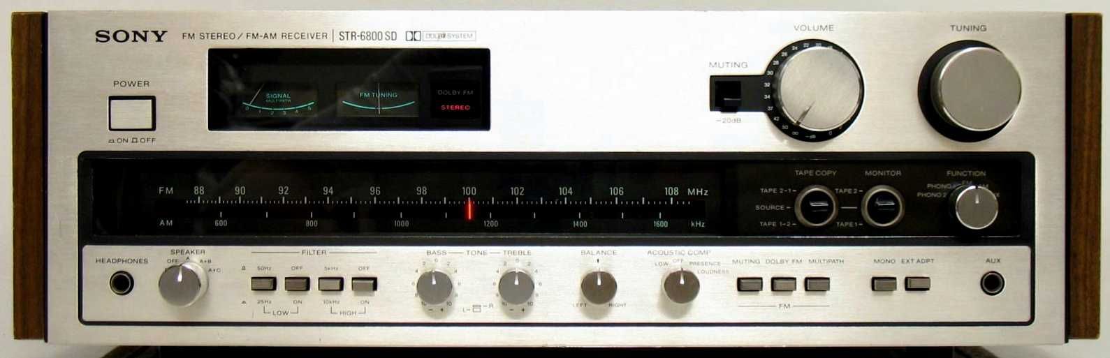 Amplituner Monster SONY STR-6800SD Dolby FM  17Kg Vintage