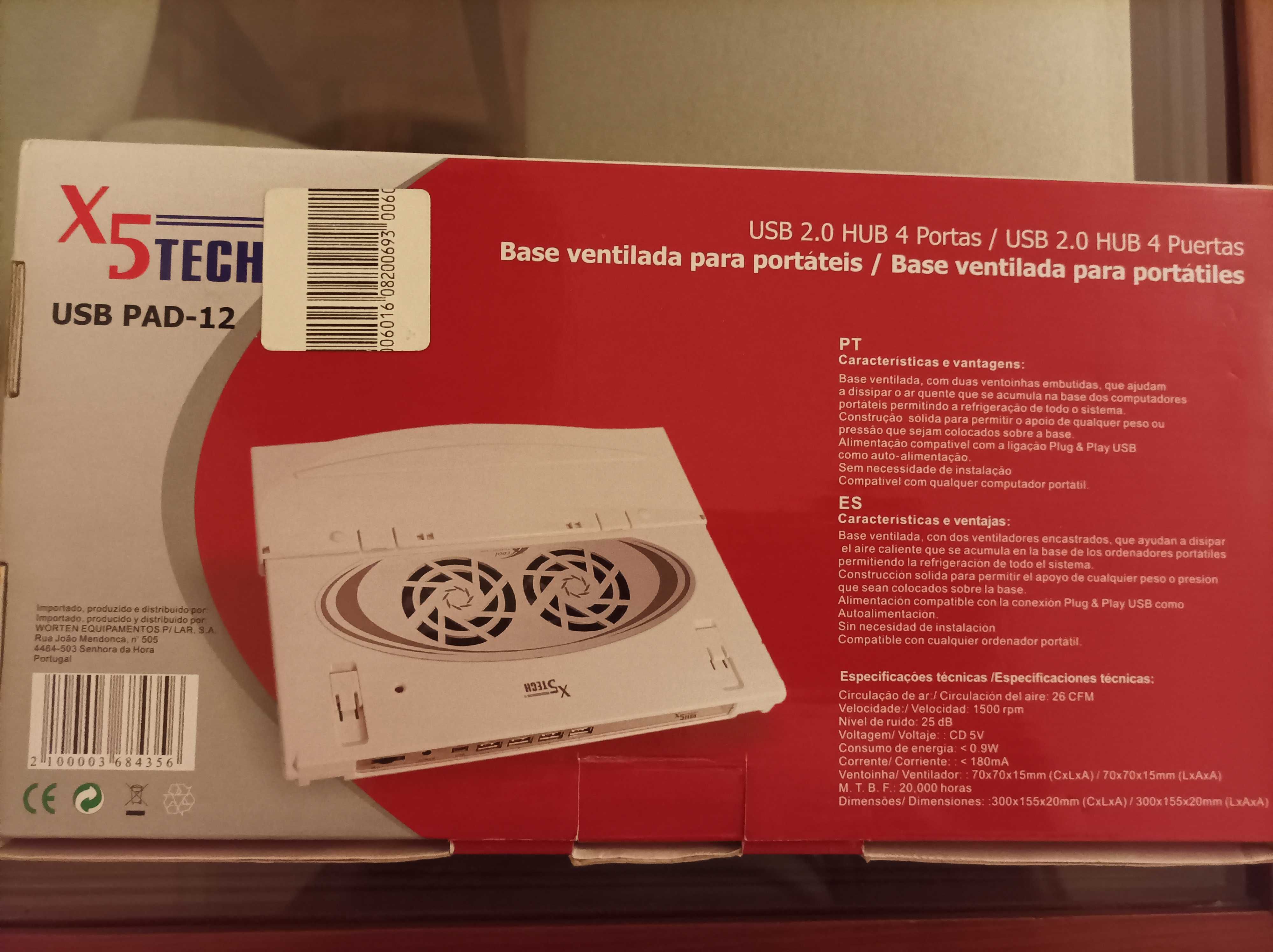 Notebook Cooler X5 tech NOVO!