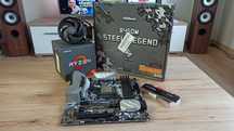 Ryzen 5 + 16GB RAM + Płyta główna B450M Steel Legend