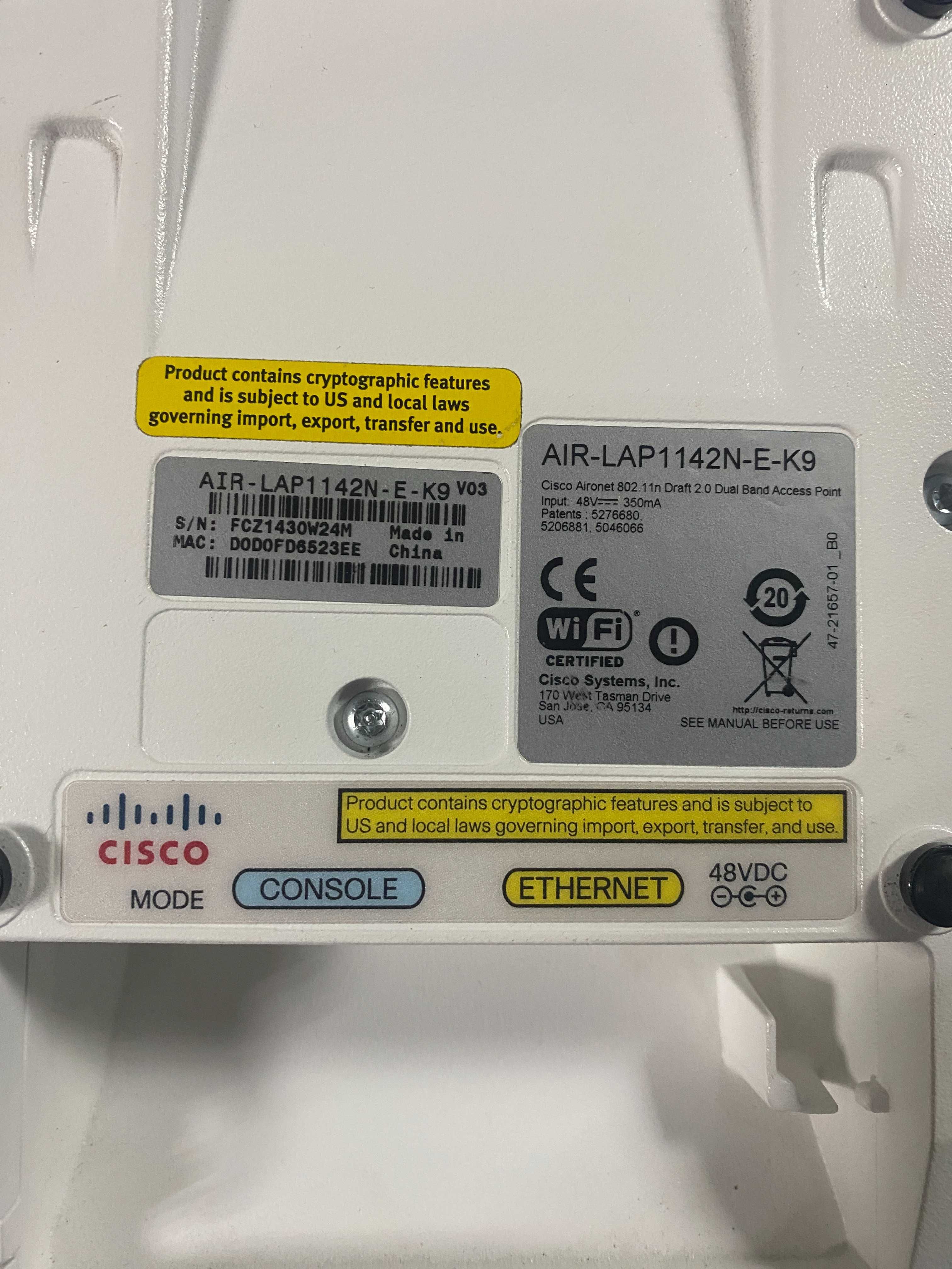 Точка доступу Cisco AIR-LAP1142N-E-K9 Велика Кількість + ГАРАНТІЯ