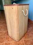 Cesto roupa em bambu