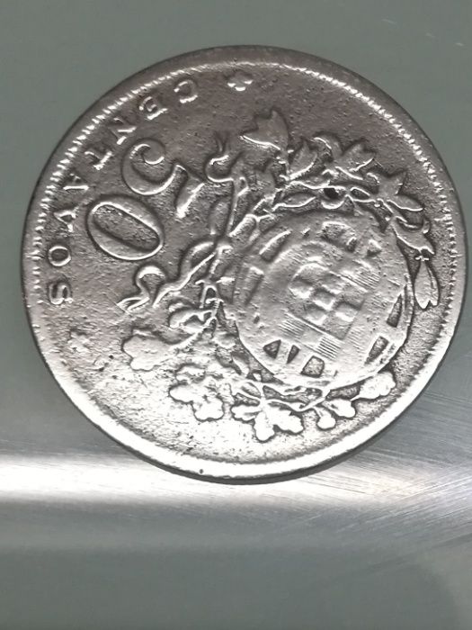 Moeda portuguesa 50 centavos de 1929