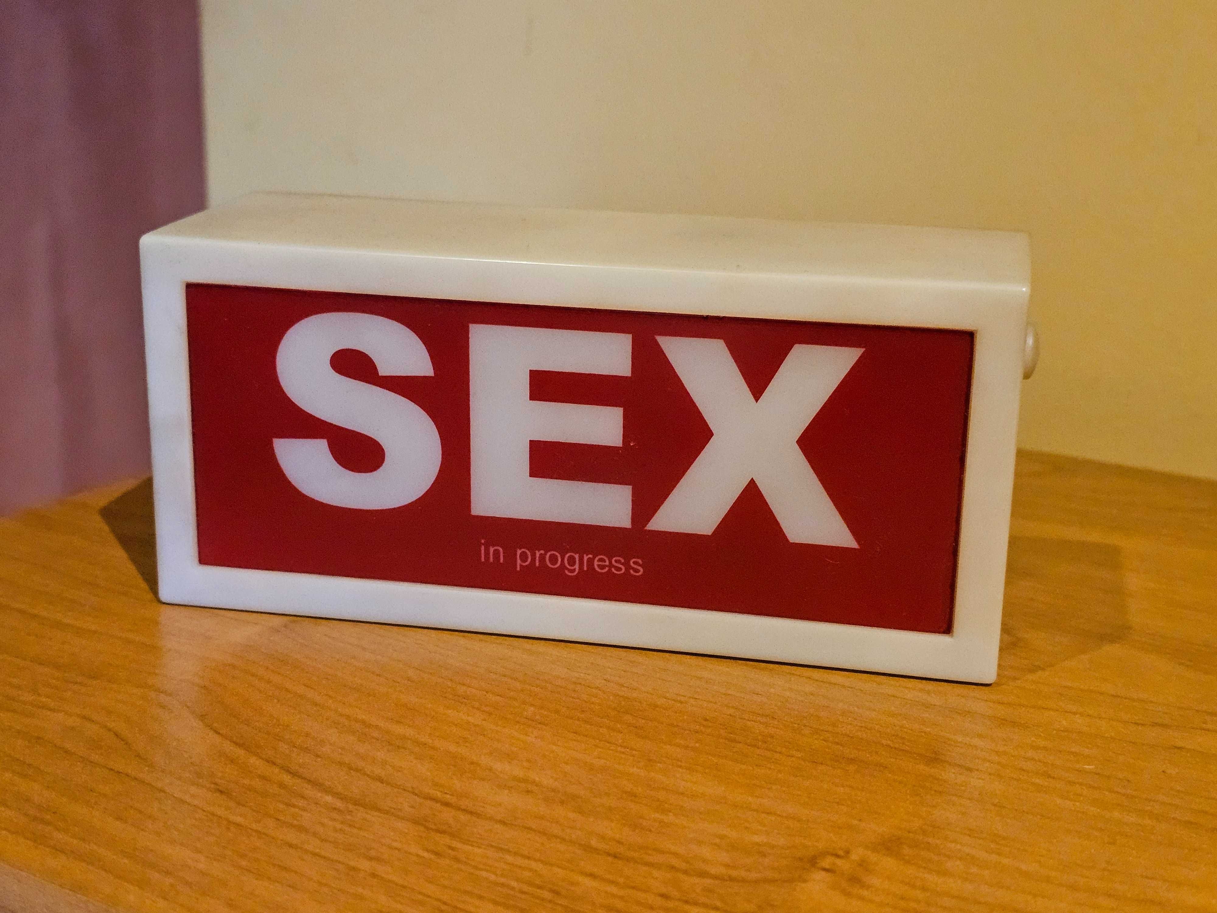 Lampka SEX in progress - unikalny świecący gadżet :)