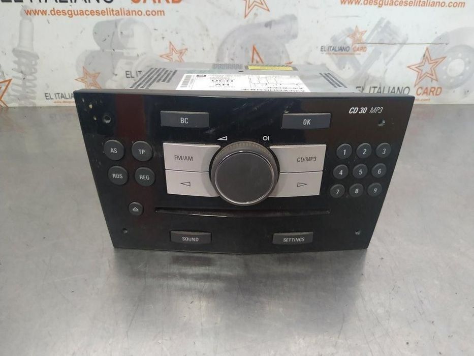SISTEMA DE ÁUDIO RÁDIO CD OPEL ASTRA H TWIN TOP