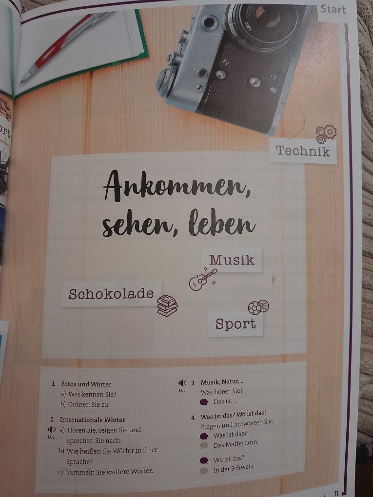 Das Leben A1.1, podręcznik z ćwiczeniami