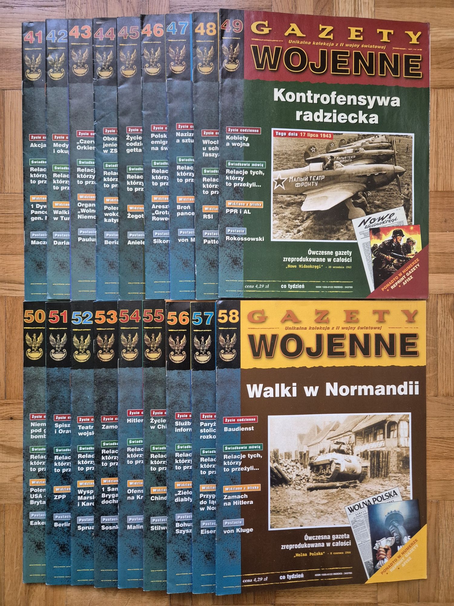Nr 43 gazety wojenne Stalingrad czasopismo kolekcje Unikat NOWE