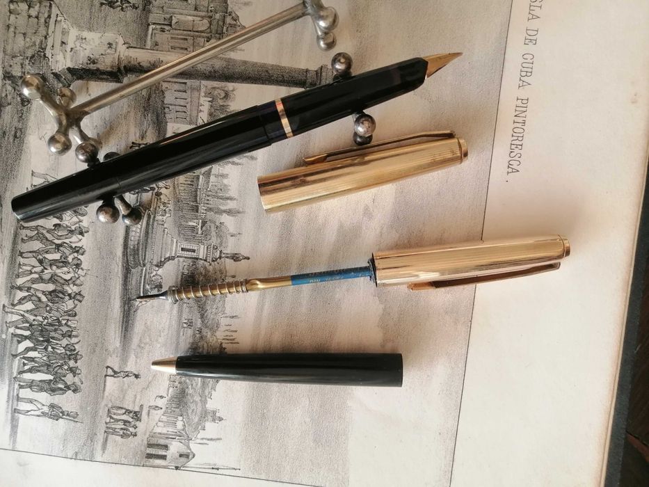 Conjunto de canetas vintage Pelikan P 30