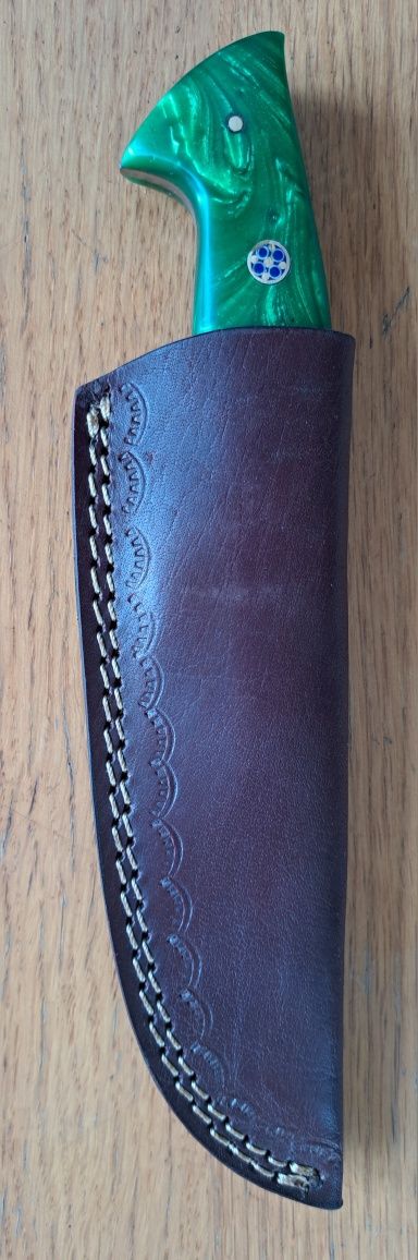Nóż ze stali Damasceńskiej. HANDMADE. Nowy.