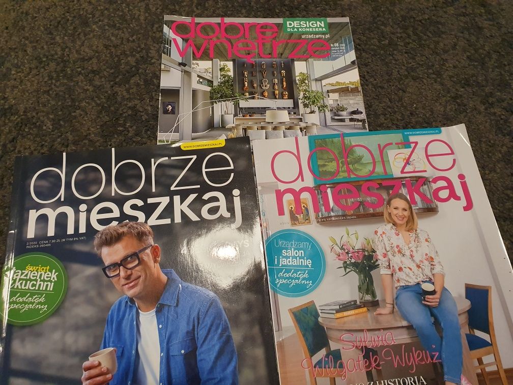 Cztery kąty czasopismo wnętrzarskie zestaw