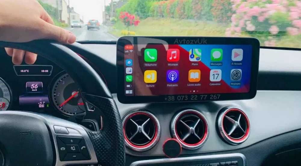 CarPlay MERCEDES BENZ CLA B-class w246 A-class W176 CLA W117 GLA W156