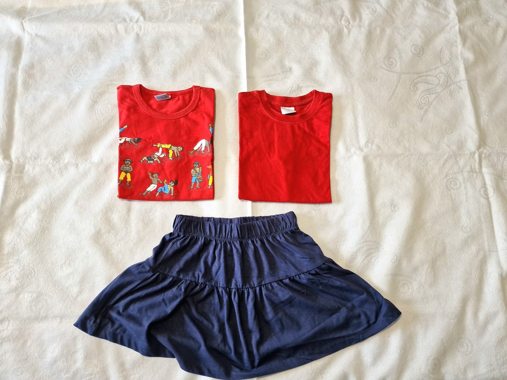 Lote de roupa para menina 5 a 8 anos