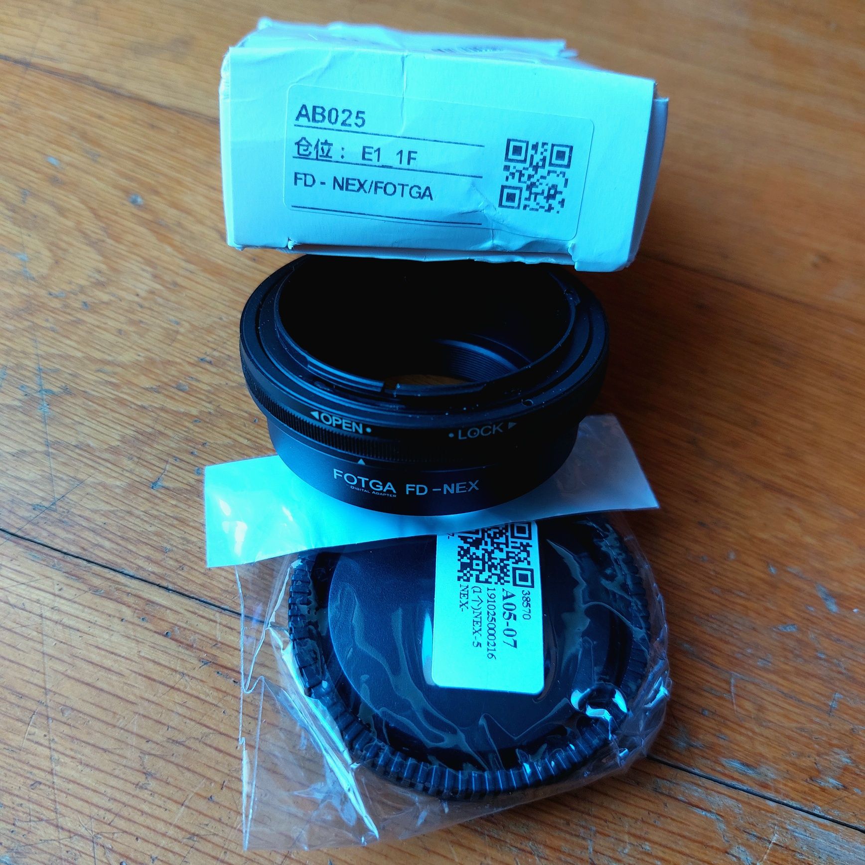 Sling Bag 10L/ Tilt Tripod Head/ Adaptadores Nex-55mm+FD-Nex/ Smallrig