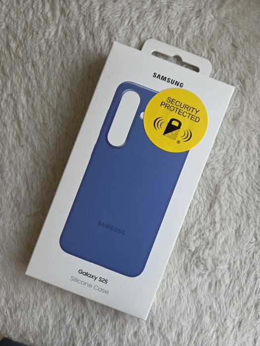 Capa Samsung S25 (Silicone azul) - Nova