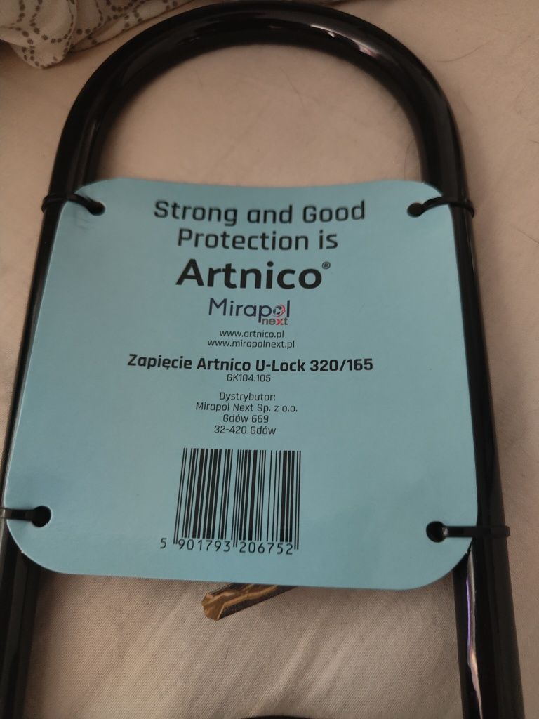 Zapięcie rowerowe u-lock ulock przypinka blokada u lock na rower motor