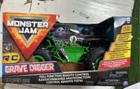 Zdalnie sterowsny Monster Jam spin master grave digger