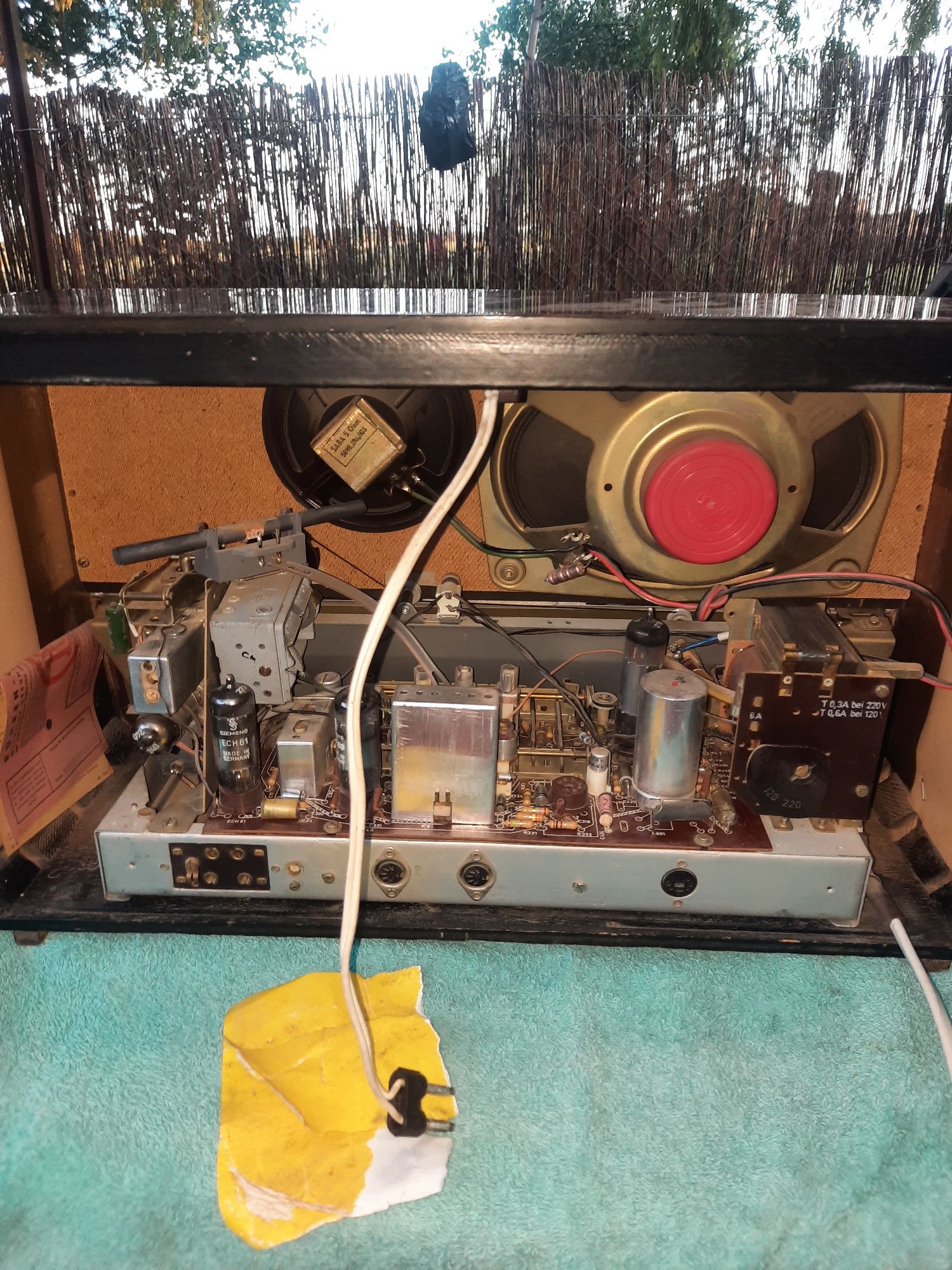 Radio lampowe (amplituner) Vintage Saba Villingen.