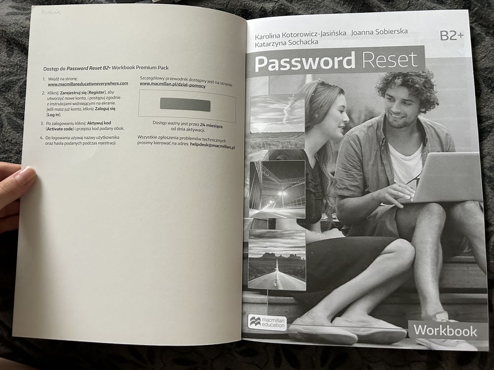 Password Reset B2+ Wordbook macmillian education