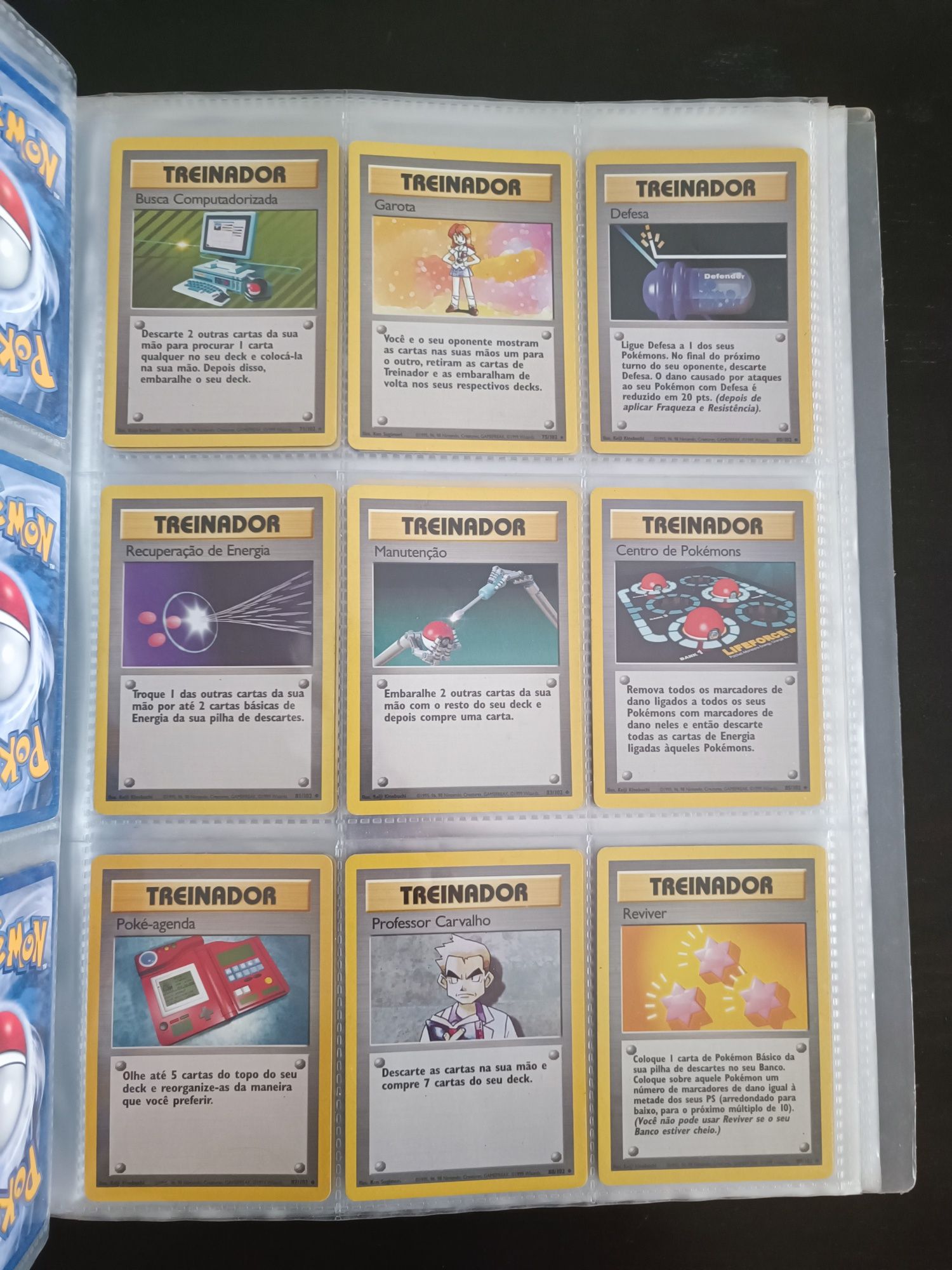 Cartas Pokémon base set / fóssil / neo