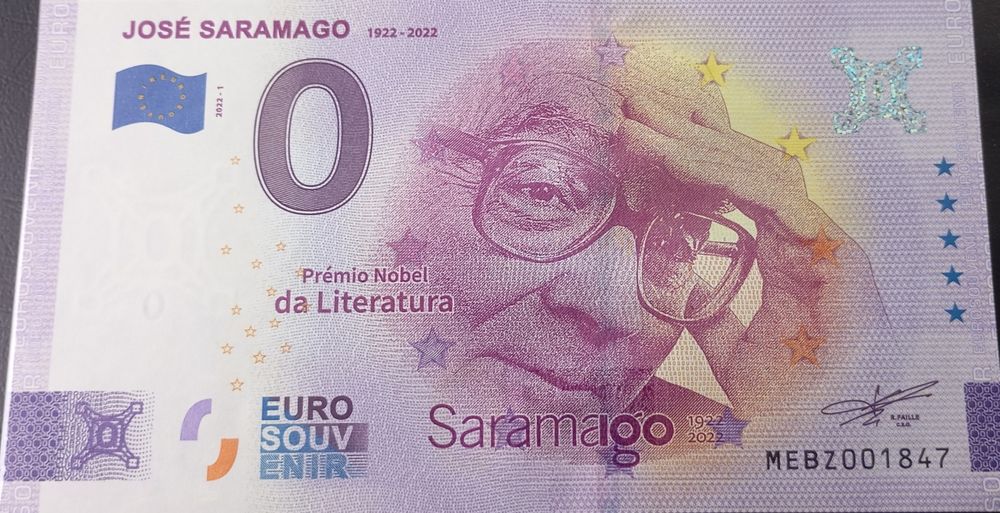 Nota de 0€ portuguesa e estrangeiro