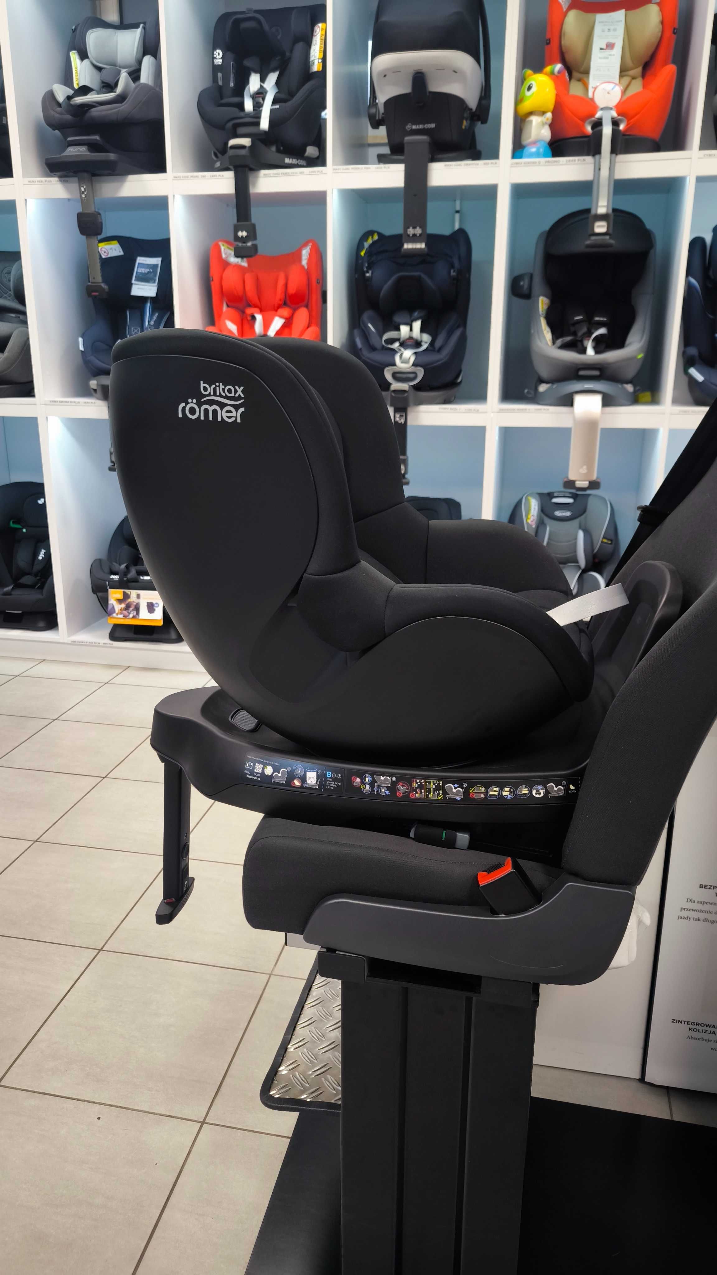 BRITAX ROEMER DUALFIX M PLUS fotelik obrotowy do 105cm/18kg 4*ADAC