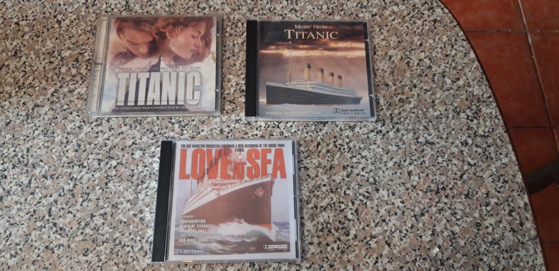 Conjunto de 3 Cds Banda Sonora Titanic