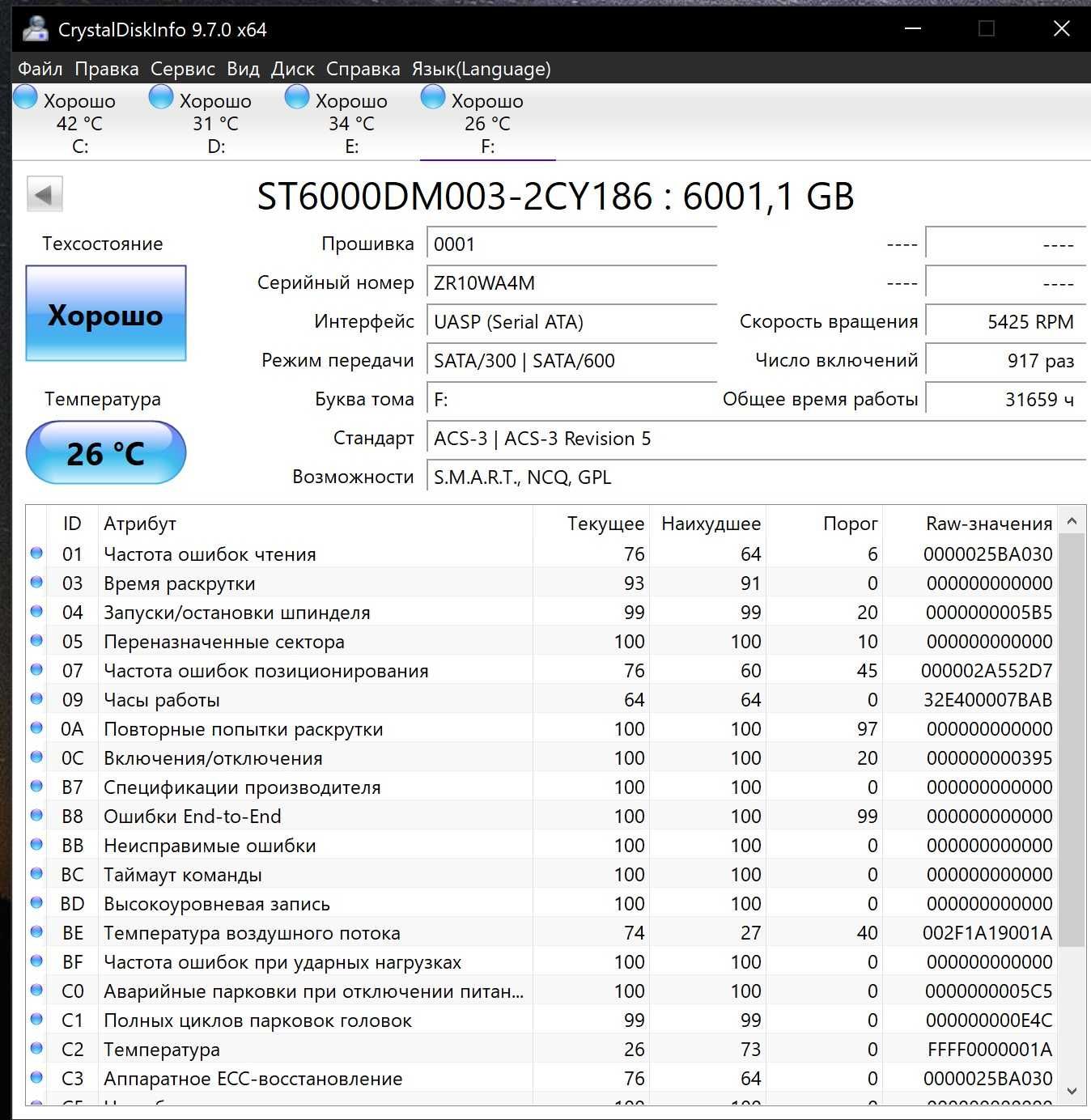 Зовнішній Hdd 6Tb Seagate Backup Plus Hub 3.5 USB 3.0 External Bla