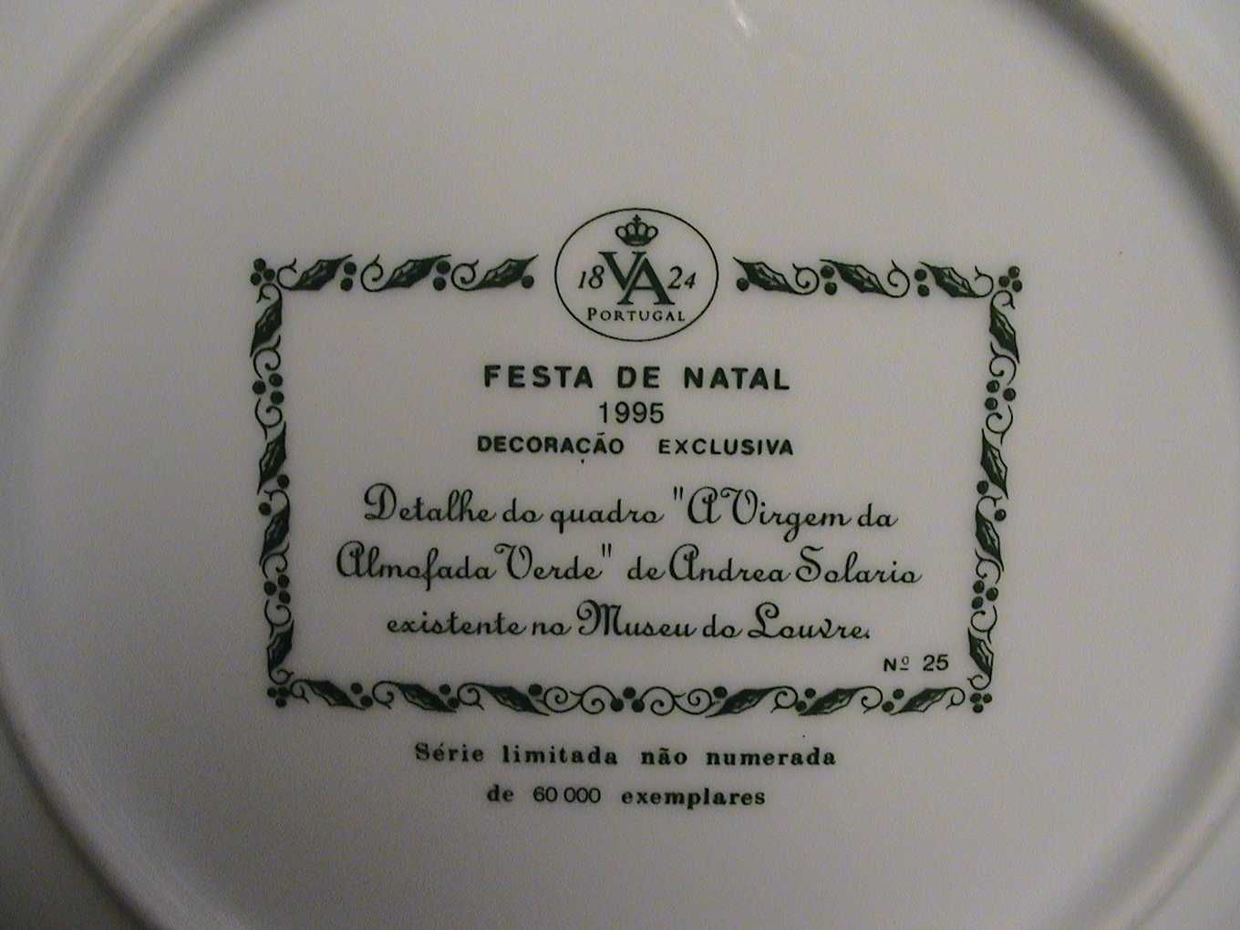 VA-NATAL-1992/1995/1996 - Preço de cada um.
