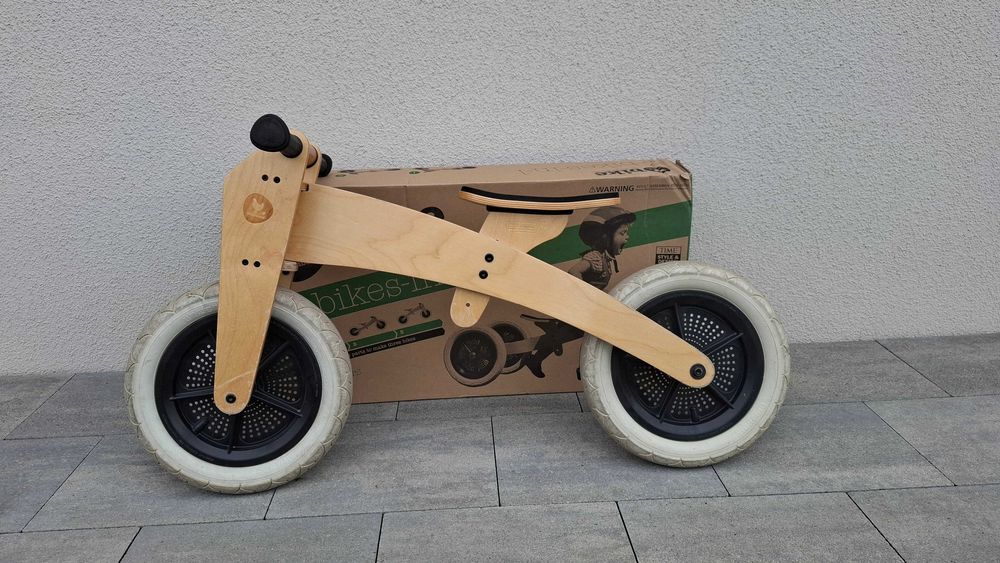 Wishbone bike 3w1 rowerek biegowy NATURAL najniższy !!!