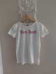 Bluzka t-shirt koszulka biała XS Sinsay