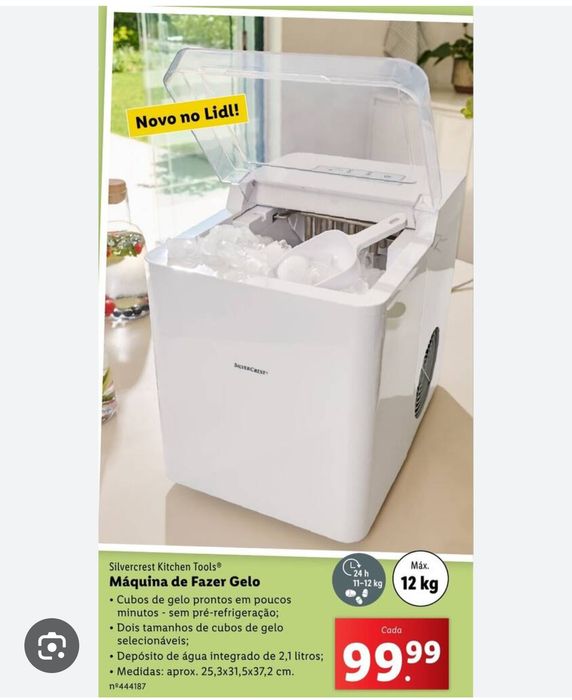 Máquina gelo Nova ler anúncio