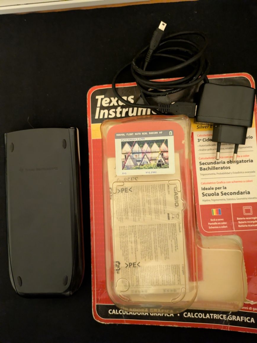 Calculadora gráfica Texas Instruments TI-84 Plus C Silver Edition