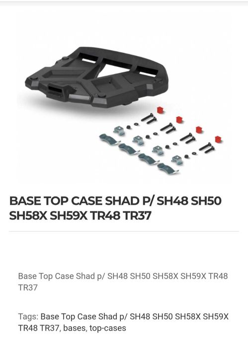 Base para top case Shad