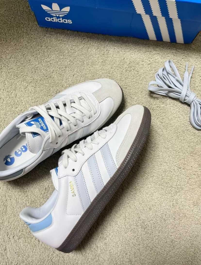 adidas Samba OG White Halo Blue 40