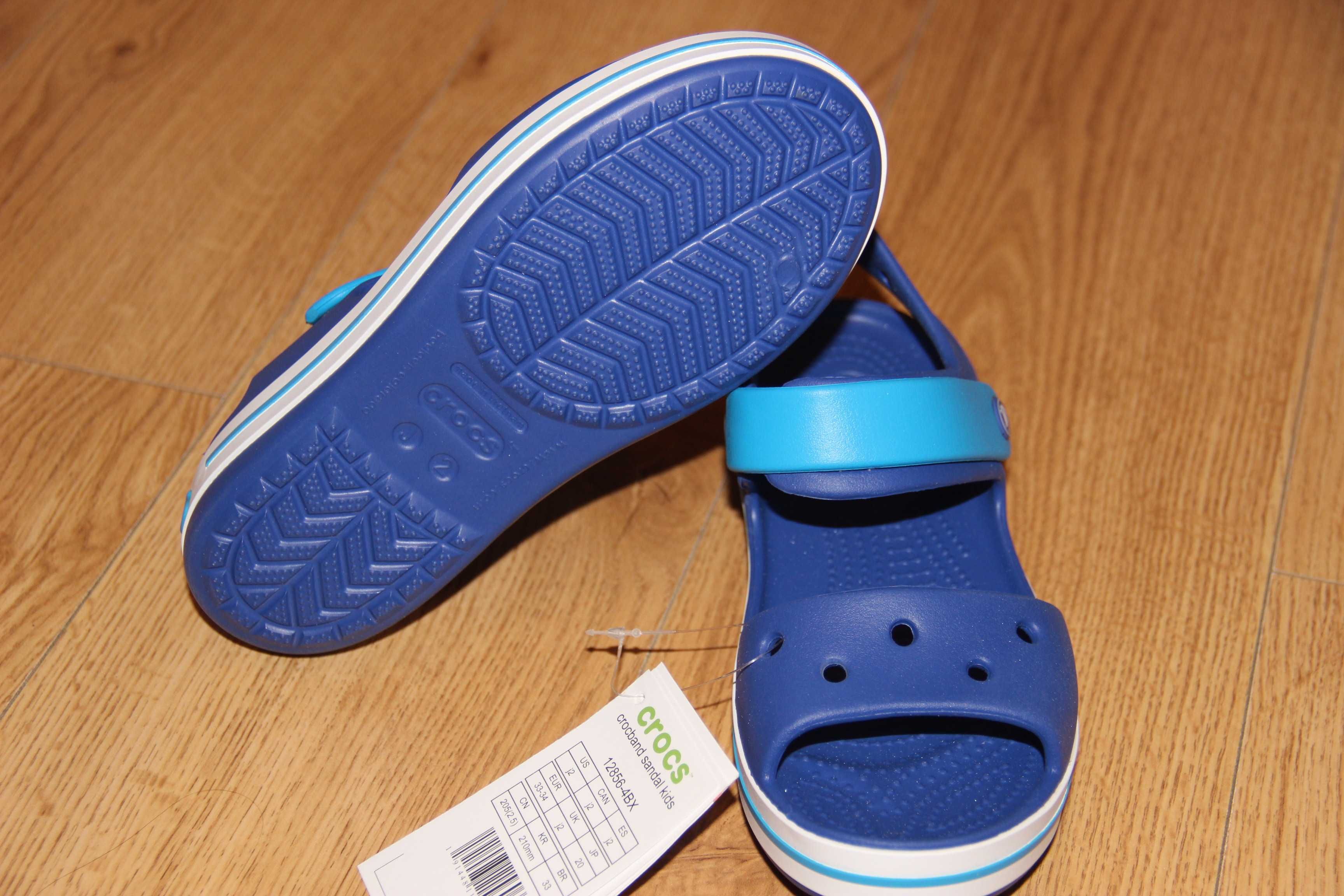 Дитячі босоніжки сандалі Crocs Crocband крокси с13,j1, j2, j3 Оригінал