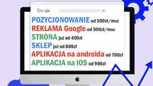 Pozycjonowanie | Reklama Google ADS | Tworzenie stron aplikacji sklep