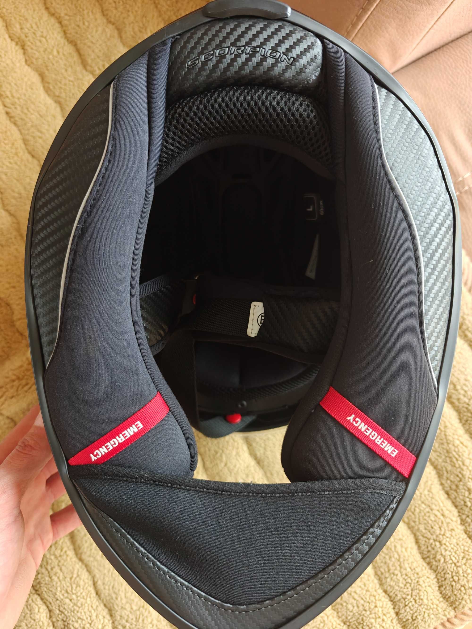 Kask motocyklowy SCORPION EXO-1400 EVO II AIR SOLID black mat