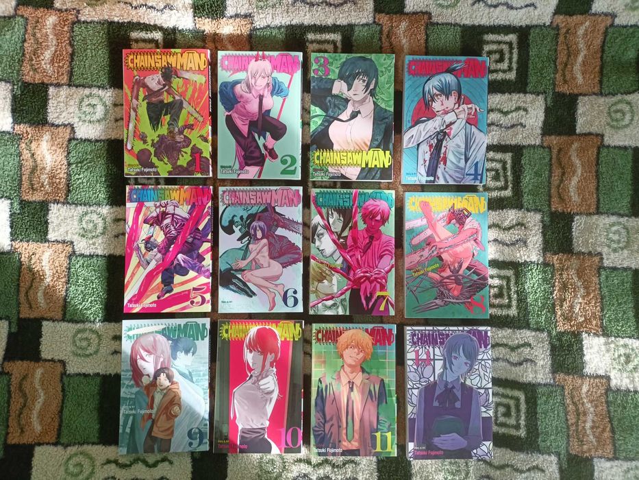 Манга Chainsaw Man том 1-18