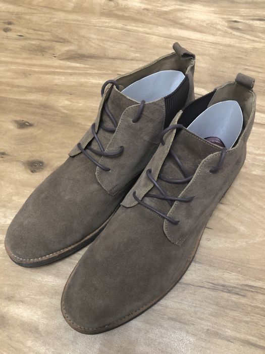 Чоловічі черевики шкіряні (з натуральної замші), розмір 44,5-45