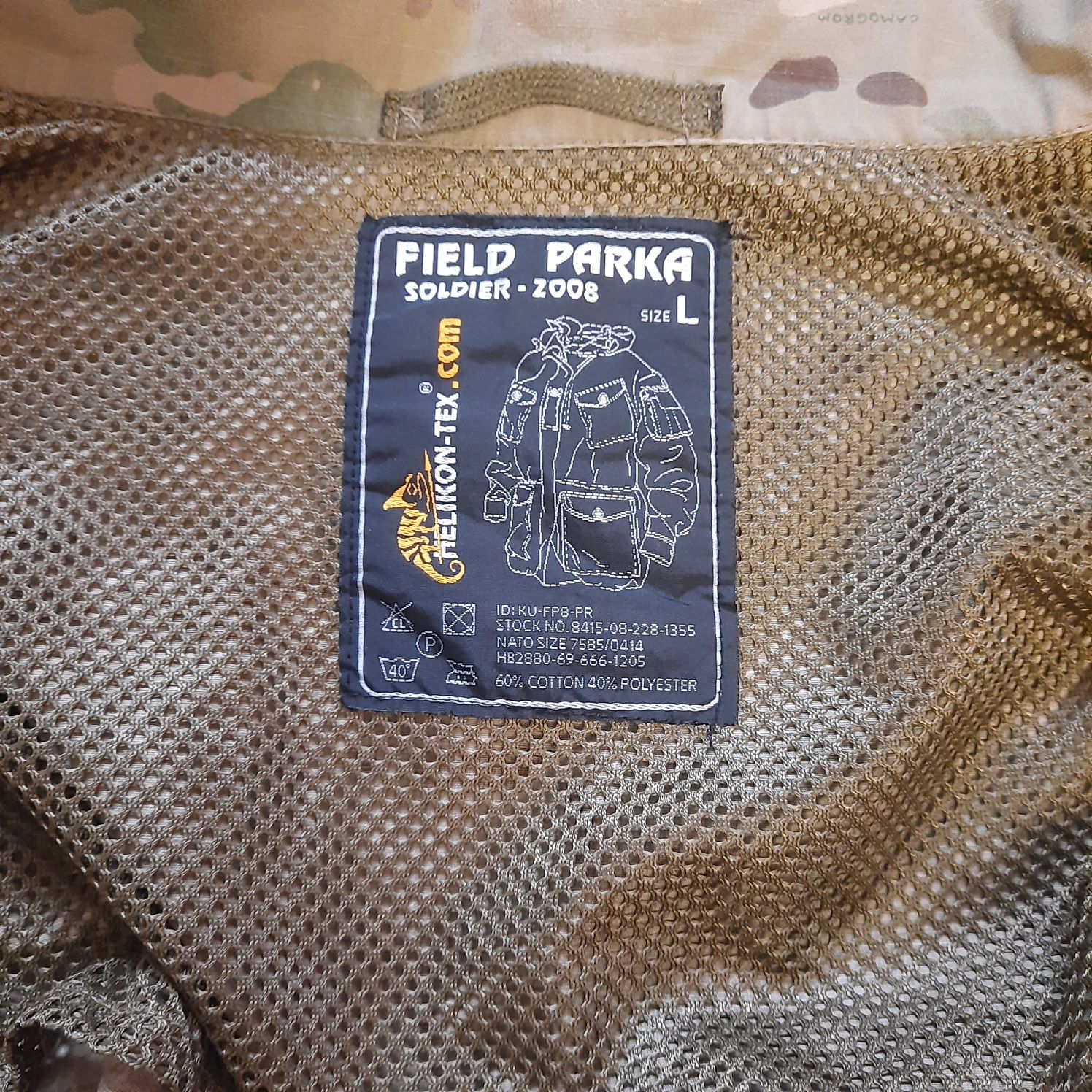 Helikon tex парка soldier  2008 NYCO RIPSTOP MULTICAM