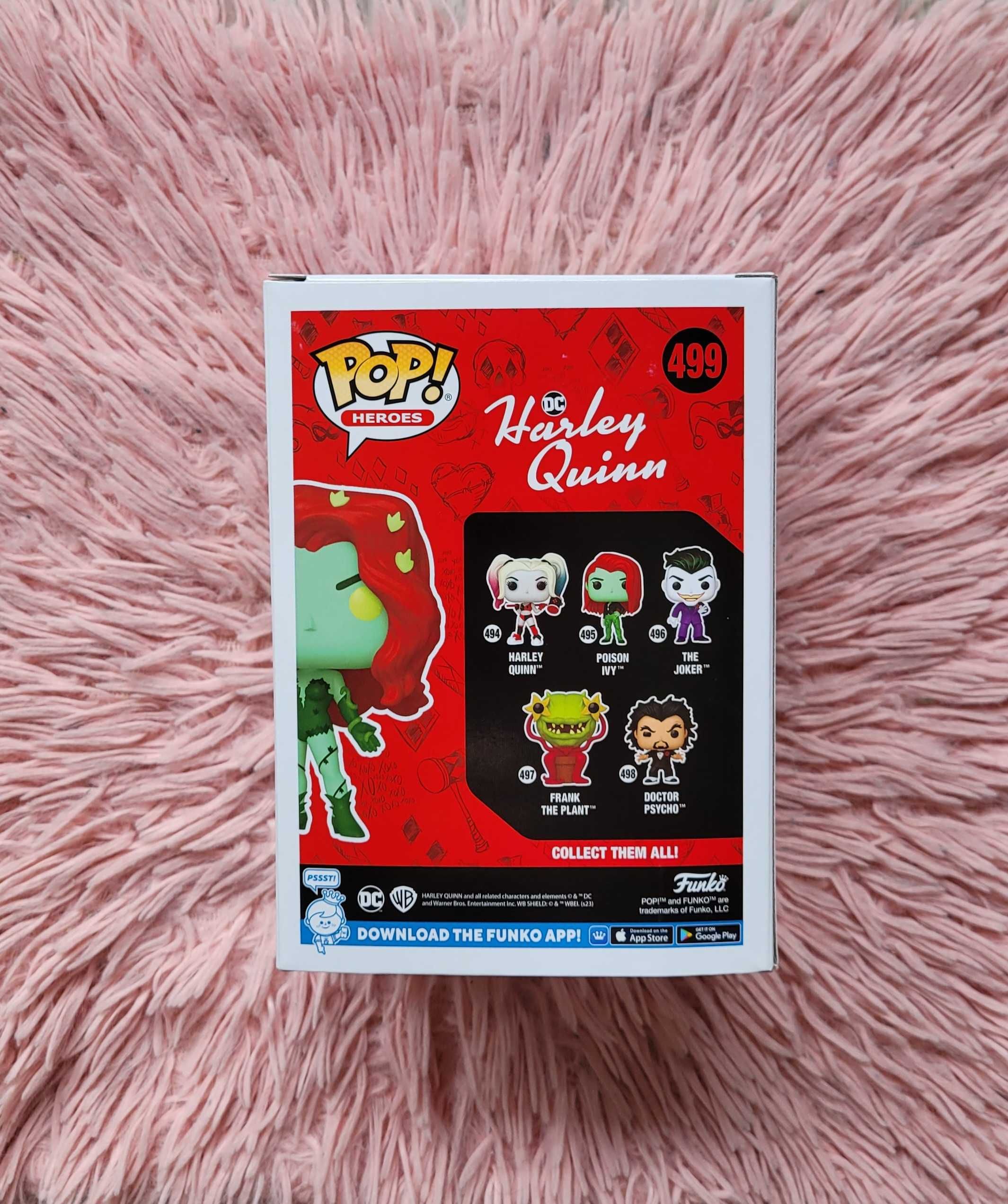 Figurka Funko POP! POISON IVY Harley Quinn Glows In The Dark GITD #499