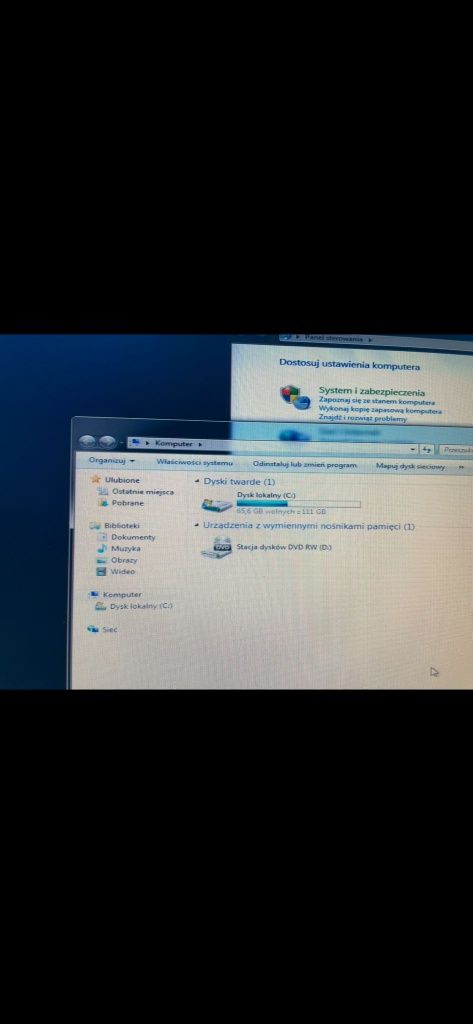 Komputer sparwny z legalnym Windowsem AMD 111GB
