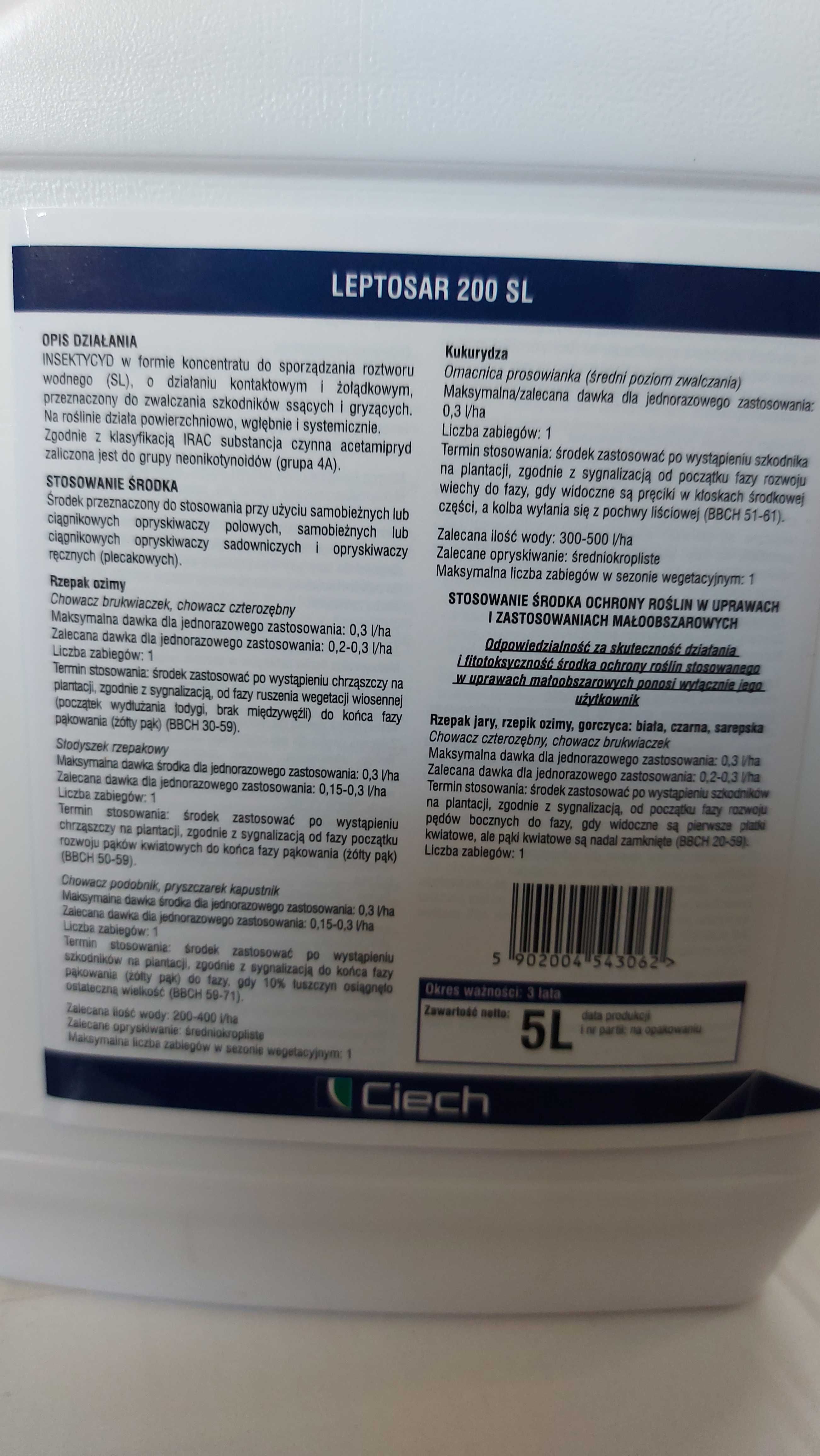 Leptosar 200 SL 5 l acetamipryd  Apis Los ovados Mospilan