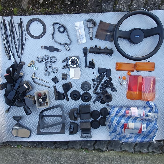 Części fiat 126p maluch   pompa FSM przegub kierownica EL