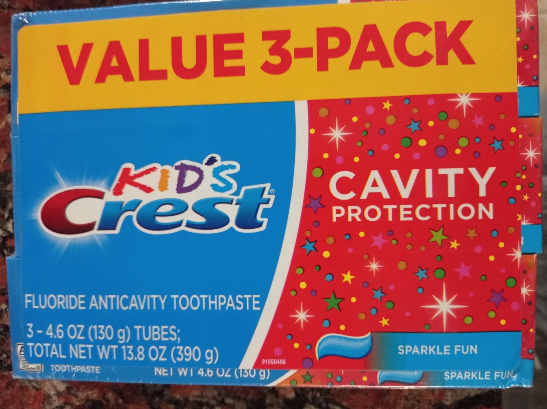 Зубна паста Crest Kids Cavity Protection