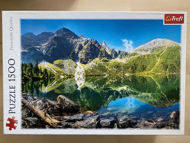 Puzzle Trefl 1500, „Jezioro Morskie Oko, Tatry”