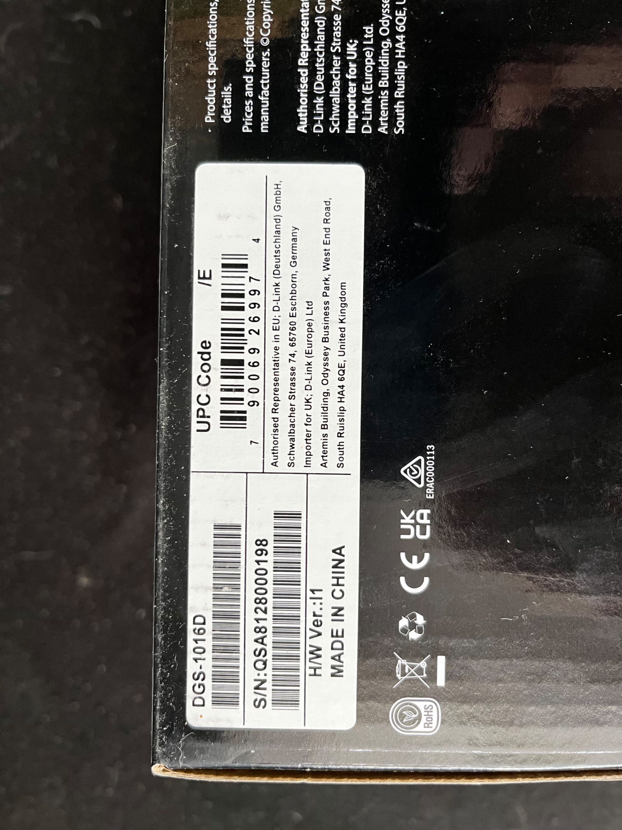 Switch D-LINK DGS-1016D